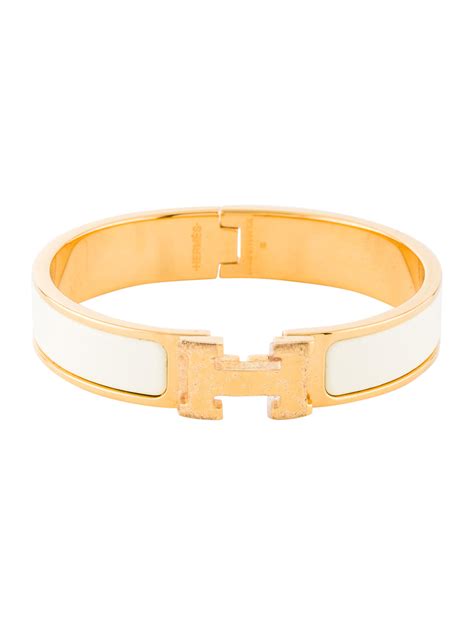 hermes clic bracelet gold